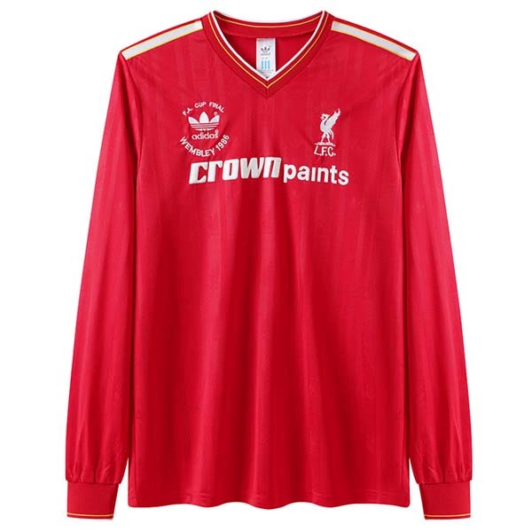 Camiseta Liverpool 1st ML Retro 1985/86